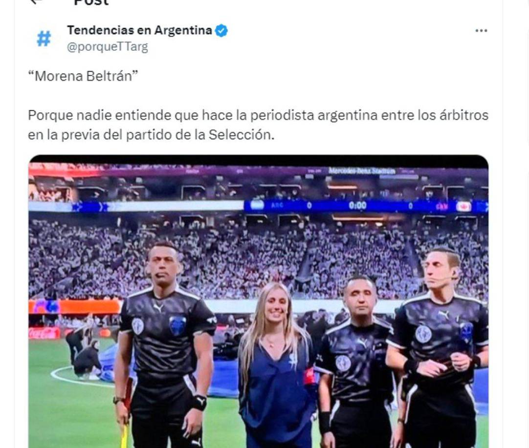 La presencia de la chica se hizo viral en las redes sociales. 