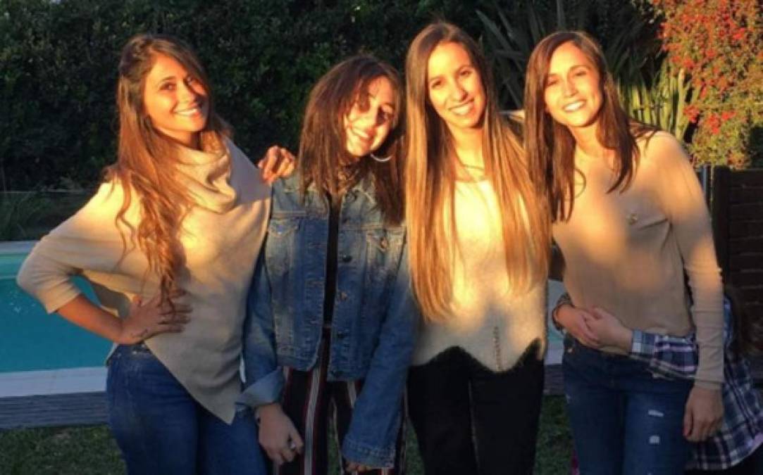 Las cuñadas de Messi -de igual bajo perfil que toda la familia- se hicieron 'conocidas' a través de las publicaciones de Instagram de Antonela.