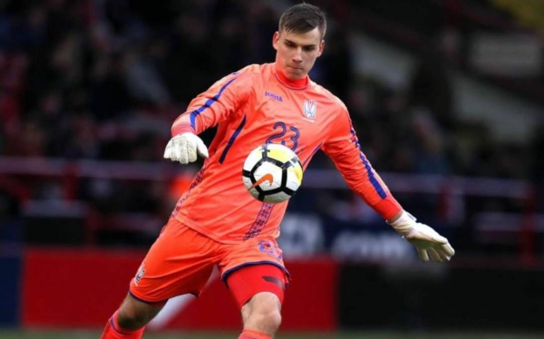 El portero ucraniano Andriy Lunin, también cedido por el Real Madrid en el Leganés.