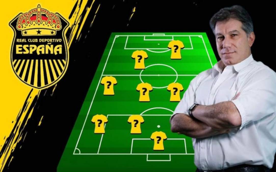 Mateo Yibrín, presidente vitalicio del Real España, ha ofrecido a Diario La Prensa su 11 ideal de la historia del equipo aurinegro.