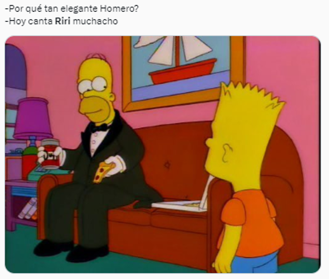 Memes: Así reaccionaron las redes al show de Rihanna en el Super Bowl