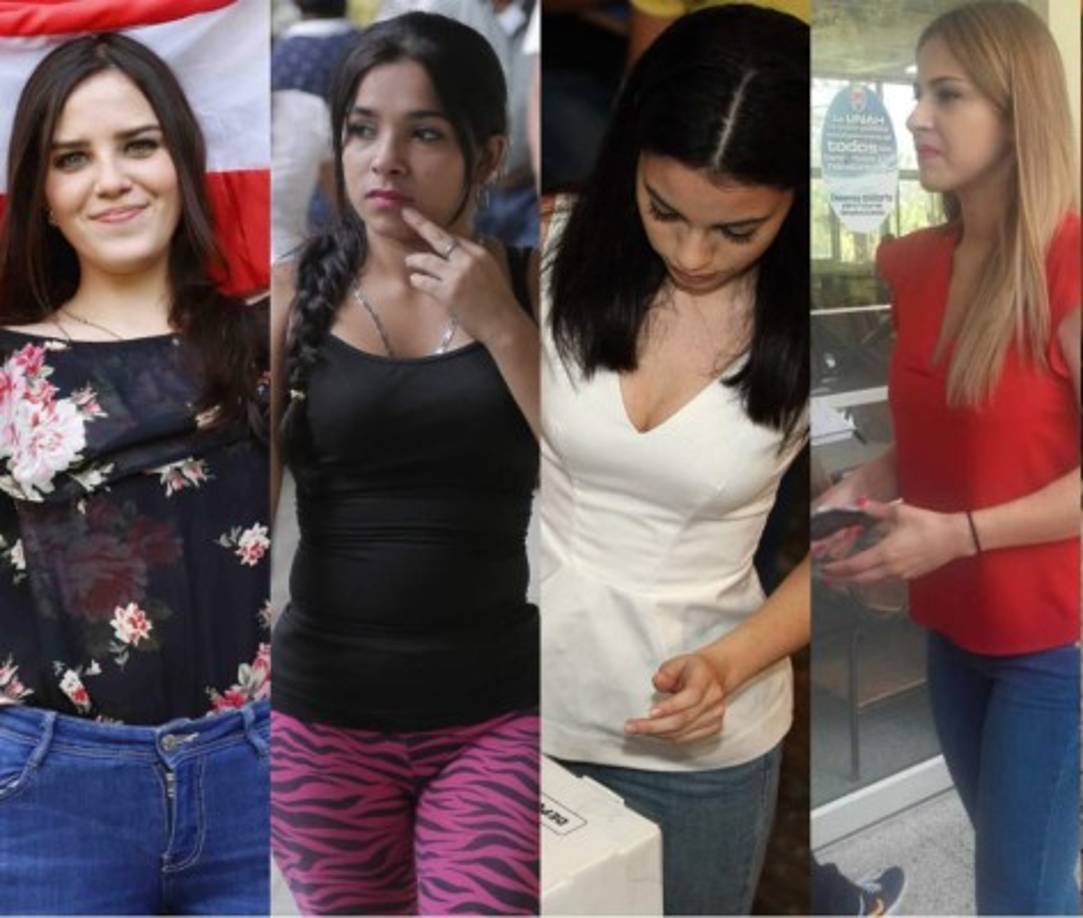 En Honduras se vive una verdadera fiesta cívica y no pueden faltar las chicas que se han hecho presentes a ejercer el sufragio. Desde diputadas, esposas de los diferentes candidatos y las jovénes se han desplazado a ejercer el sufragio.