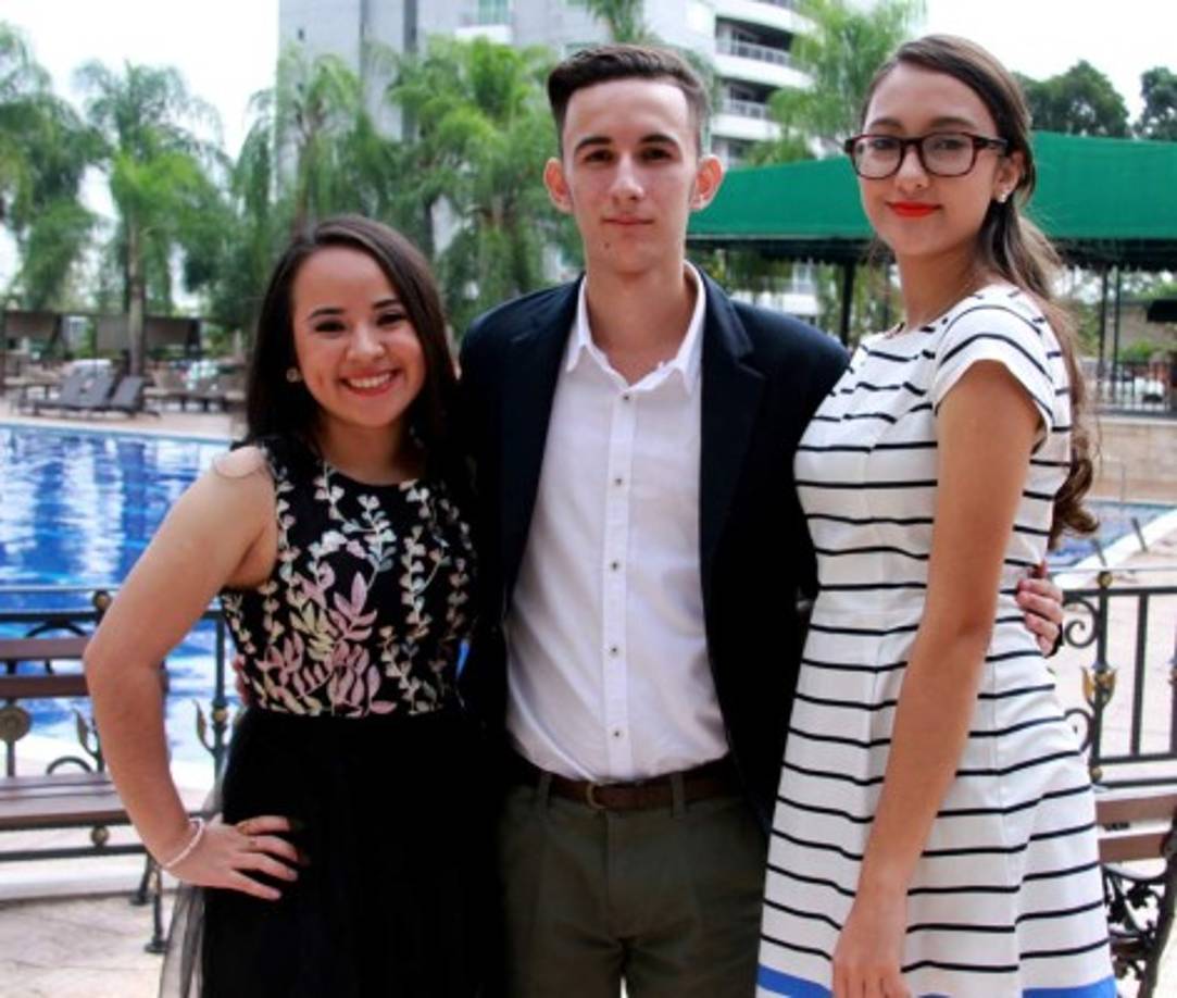 Anaí Zelaya, Samuel Canelo y Alondra Cruz.