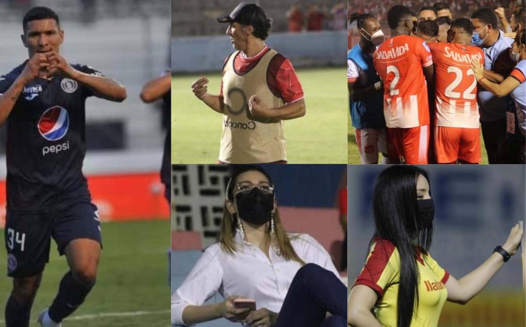 La jornada 14 de la Liga Nacional de Honduras nos dejó fotos muy curiosas.