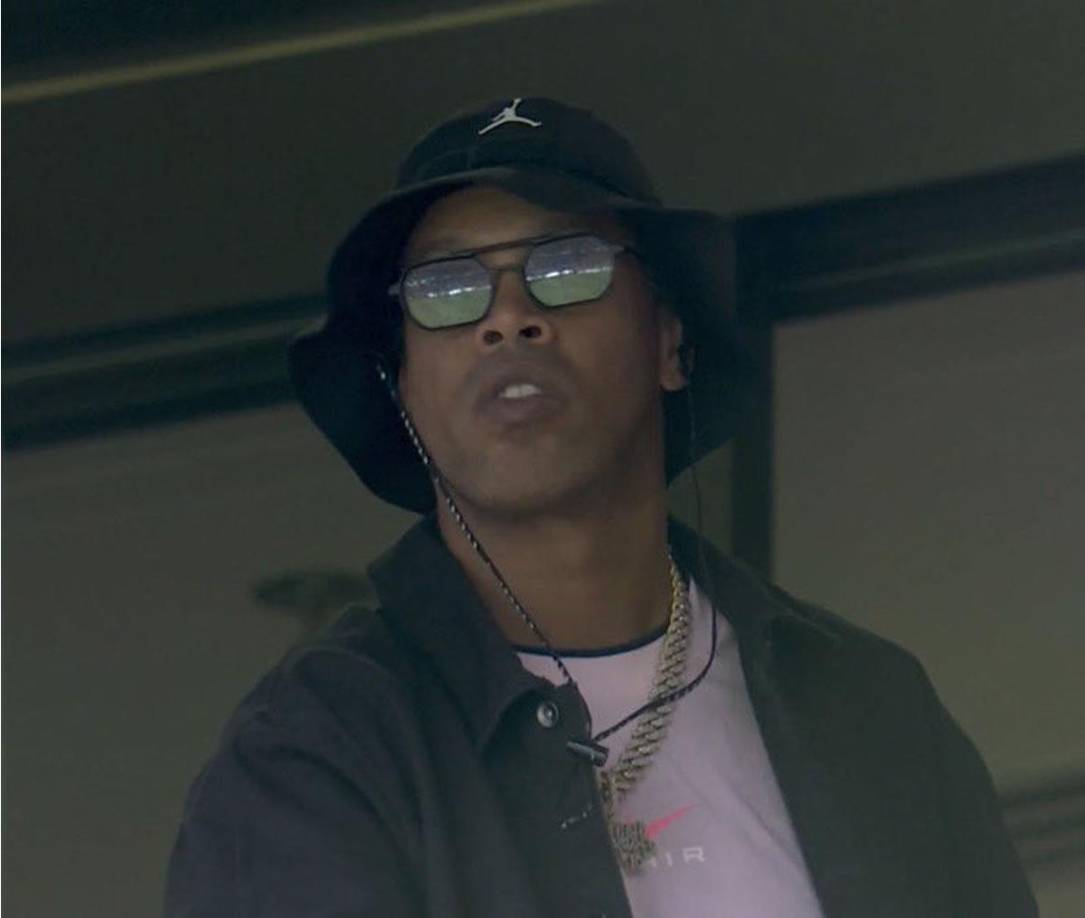 El brasileño Ronaldinho, leyenda en el Barcelona, asistió a Wembley para ver la final de la Champions League.