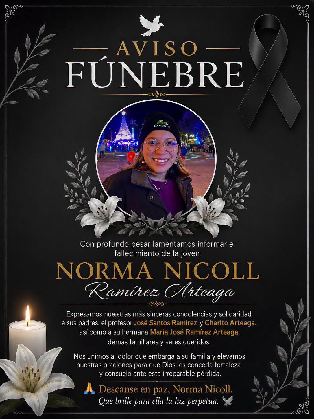 Así era Norma Ramírez, la gemela que murió tras escapar de un asalto en bus en TGU