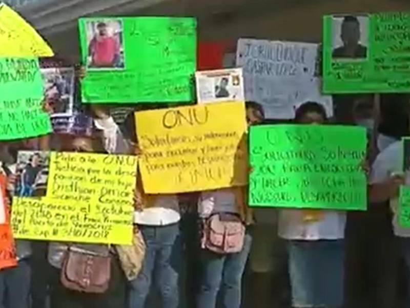 Las familias exigieron al Gobierno mexicano que dé facilidades para que puedan participar en las brigadas de búsqueda.