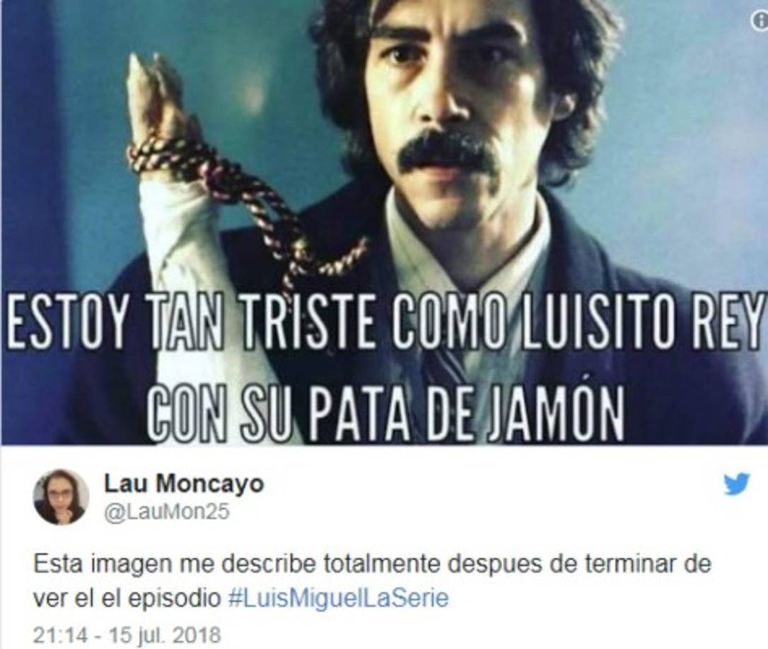 El actor Óscar Jaenada se despidió de su personaje de Luis Rey, uno de los villanos más odiados por los fanáticos de la serie.