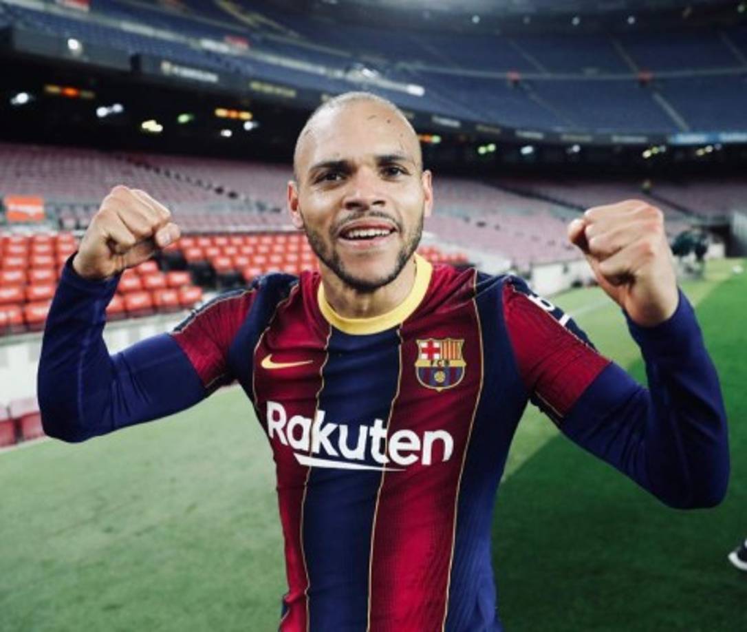 Martin Braithwaite: El delantero danés será vendido por el Barcelona para intentar el fichaje de Haaland. Foto Facebook Martin Braithwaite.