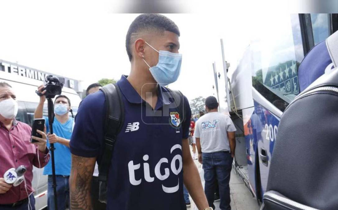 La selección de Panamá llegó este miércoles por la tarde a San Pedro Sula para encarar el compromiso eliminatorio ante Honduras