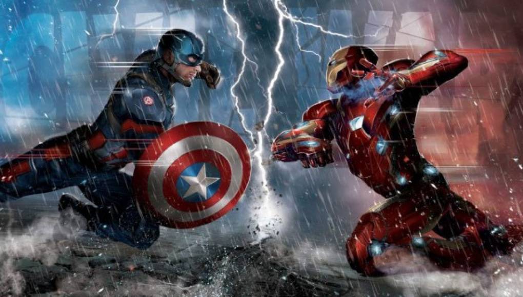 Iron Man contra el Capitán América