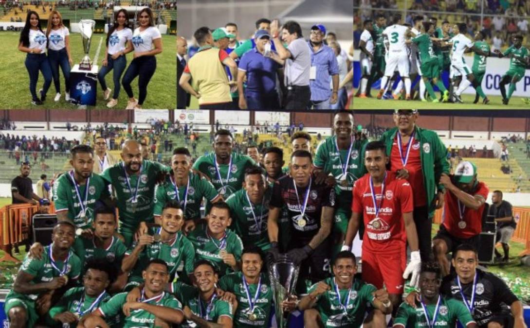 Las imágenes que dejó la final de la Supercopa de Honduras que le ganó Marathón al Platense en la tanda de penales. Foto Ronald Aceituno