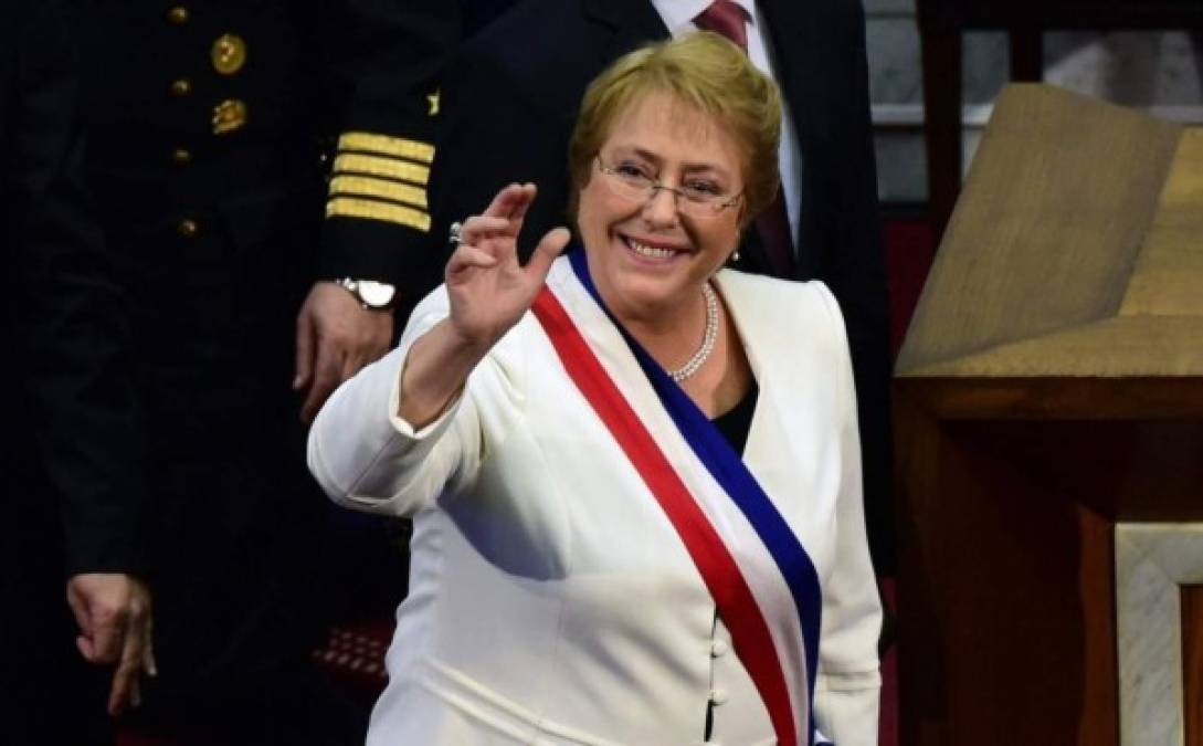 16. Michelle Bachelet: La presidenta chilena es la única líder de América Latina en el listado de Forbes.