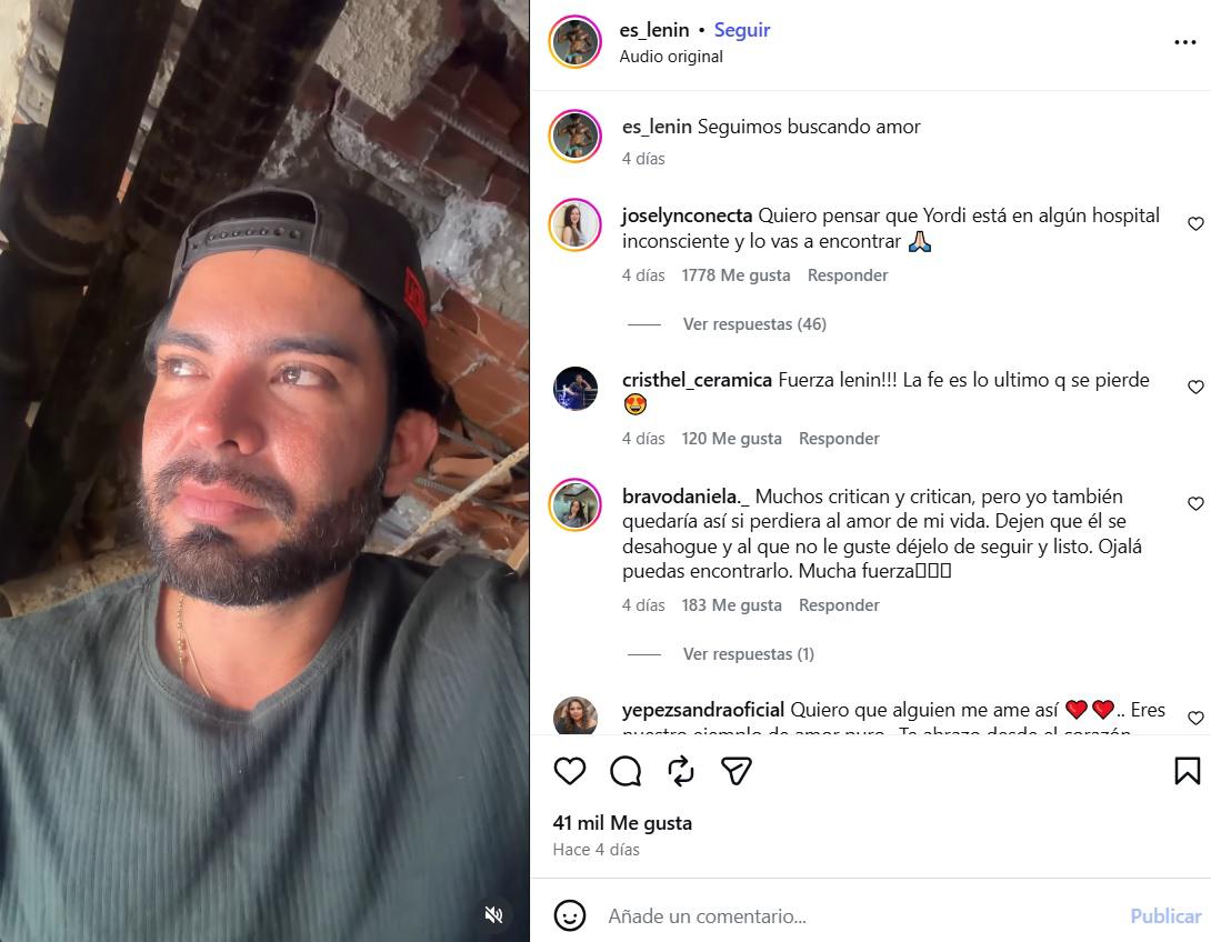 Mister Venezuela se despide de su pareja tras una búsqueda de 17 días
