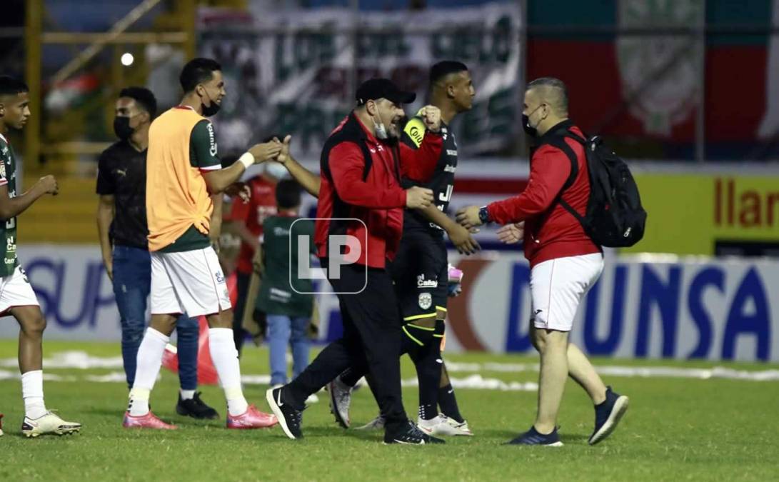 ‘Tato‘ García se mostró feliz tras ganar el clásico.