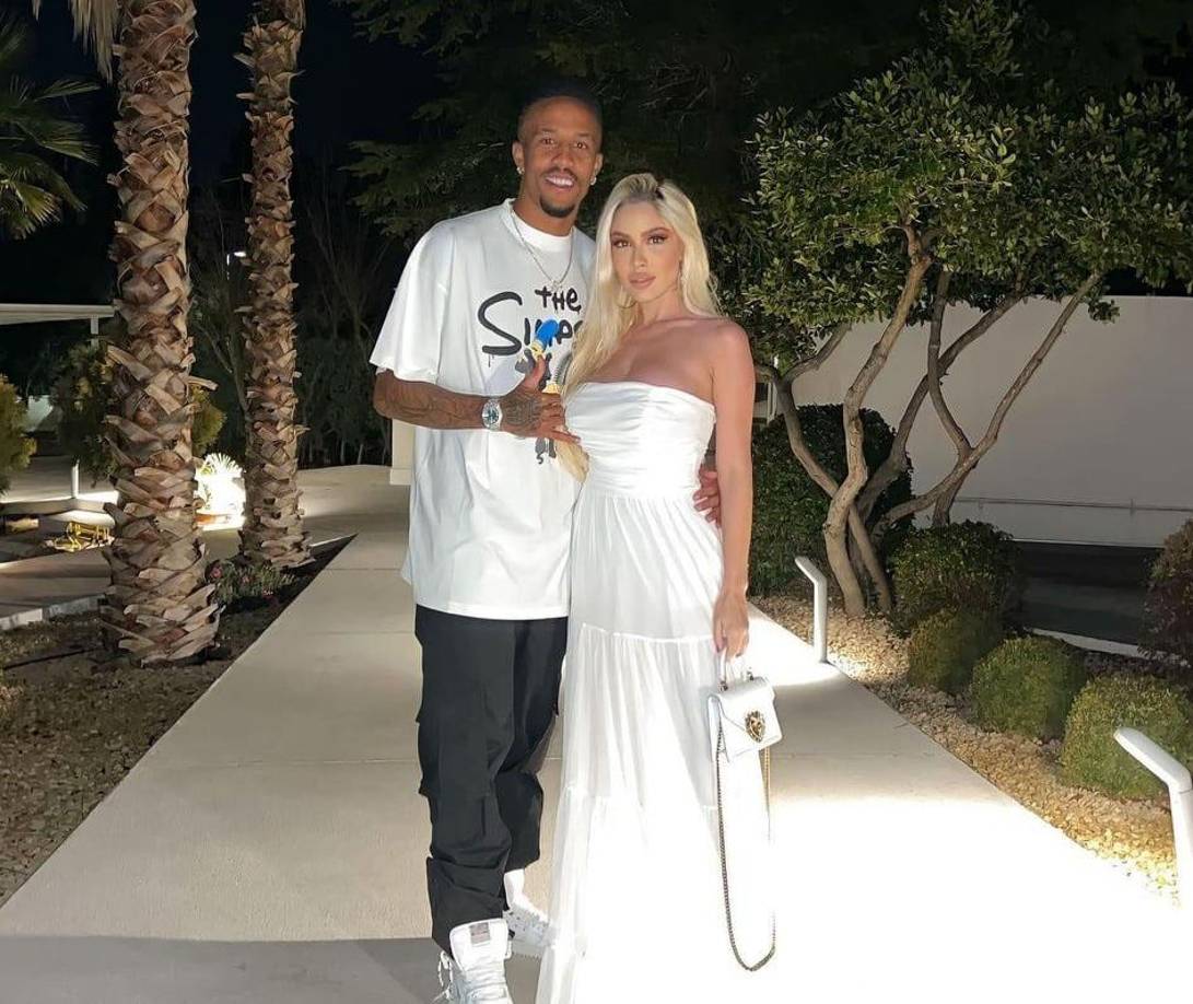 Éder Militão: El defensor brasileño del Real Madrid junto a su pareja Karoline Lima. La chica en su momento fue novia de Neymar.