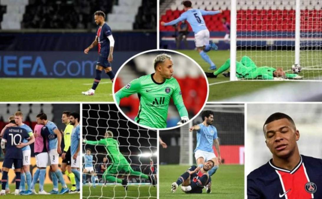 Las imágenes del duelo de ida de las semifinales de la Champions League que le ganó el Manchester City (1-2) al PSG en el Parque de los Príncipes. Keylor Navas fue el gran protagonista.