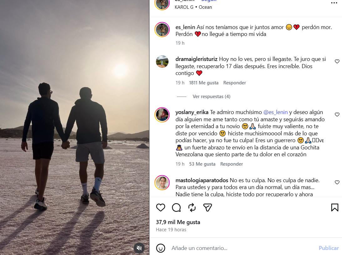 Mister Venezuela se despide de su pareja tras una búsqueda de 17 días