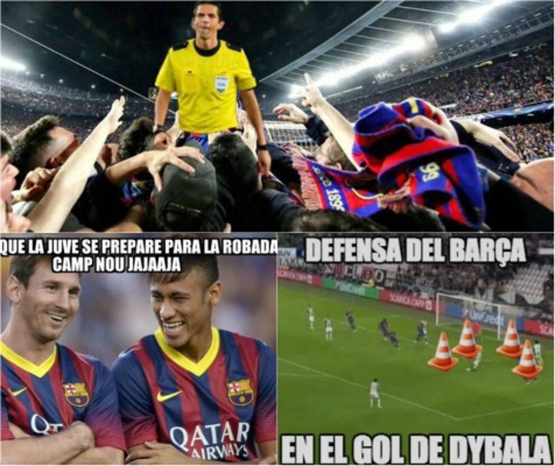 El Barcelona fue goleado 3-0 ante la Juventus en la ida de los cuartos de final de la Champions y los memes no se han hecho esperar.