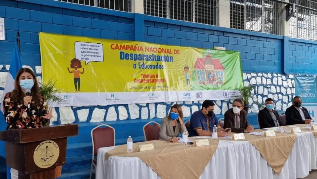 Honduras realiza campaña para desparasitar a más de un millón de niños