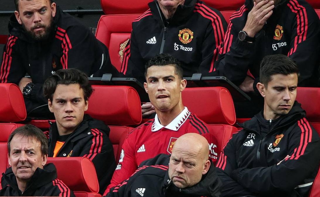 El brutal enfado de Cristiano Ronaldo era evidente en su rostro.