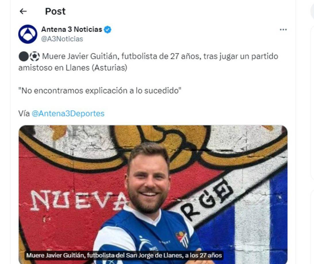 Conmoción: Futbolista muere cuando regresaba a su casa