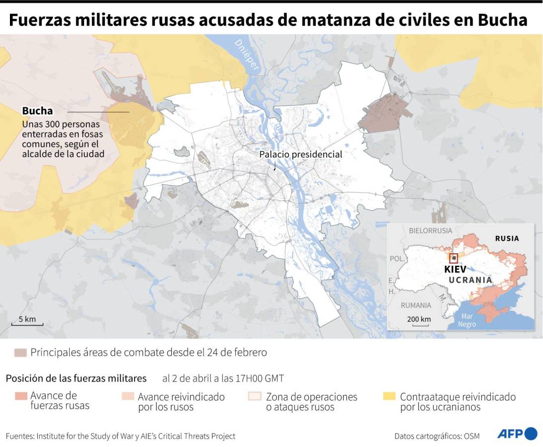 Imágenes apuntan a que civiles de Bucha fueron deliberadamente asesinados, según la ONU