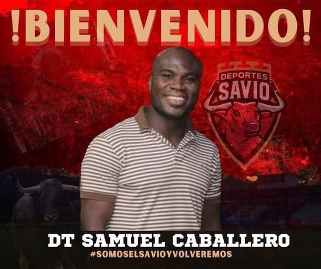 El Deportes Savio de la Liga de Ascenso sorprendió al anunciar a Samuel Caballero como su DT.