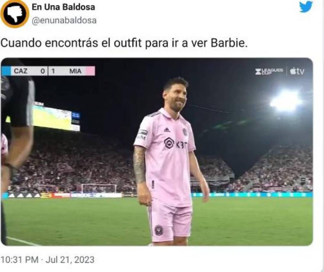 Messi: Los jocosos memes que dejó su debut con Inter Miami ante Cruz Azul