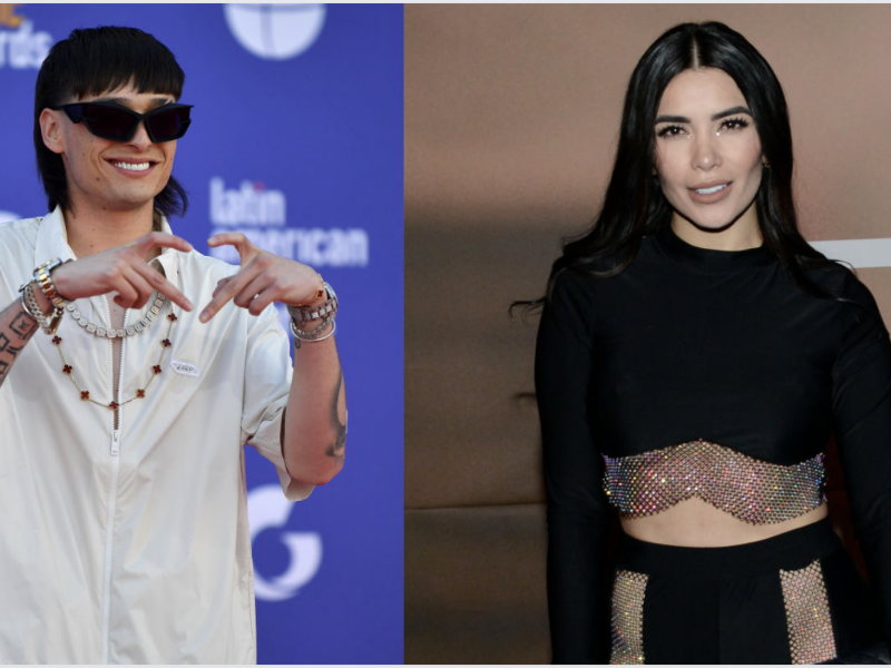 Peso Pluma y Dania Méndez habrían iniciado un noviazgo.