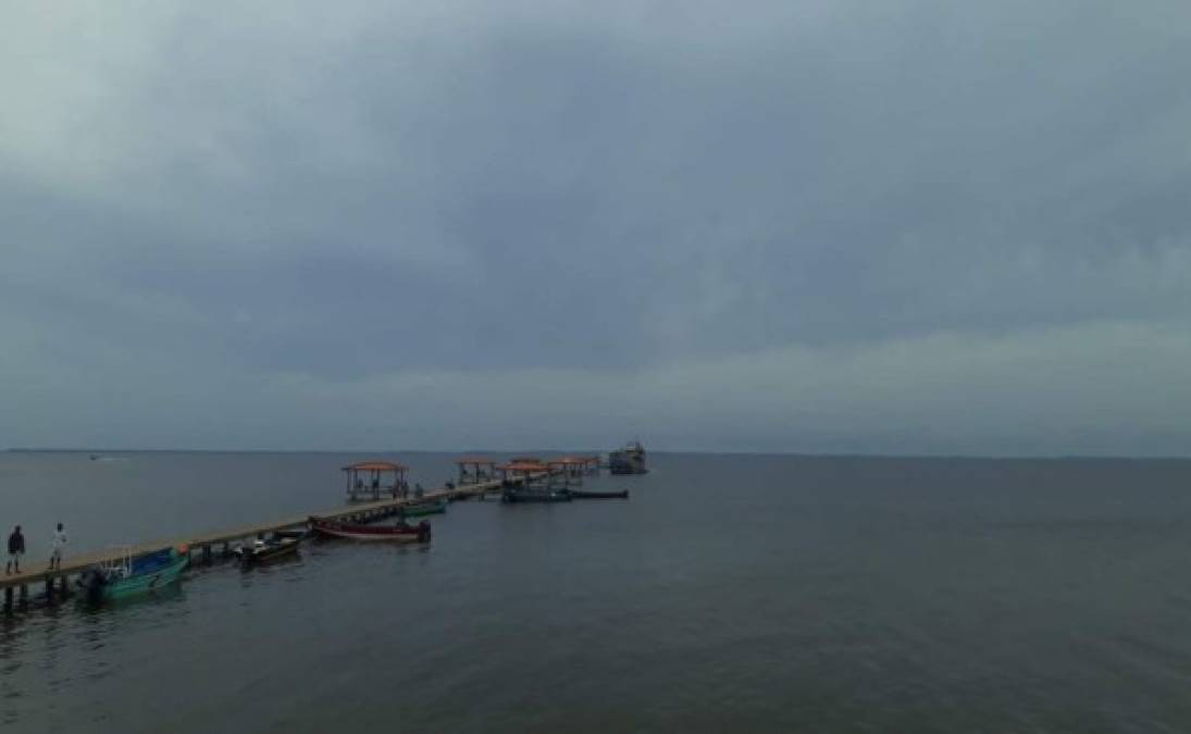 Puerto Lempira y otros sectores aledaños amanecieron con un clima bastante agradable y con posibilidades de lluvia.
