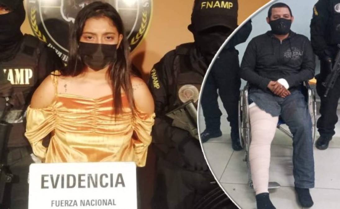 Una pareja de la pandilla 18, acusada de cobrar extorsión, fue capturada este lunes en Tegucigalpa.