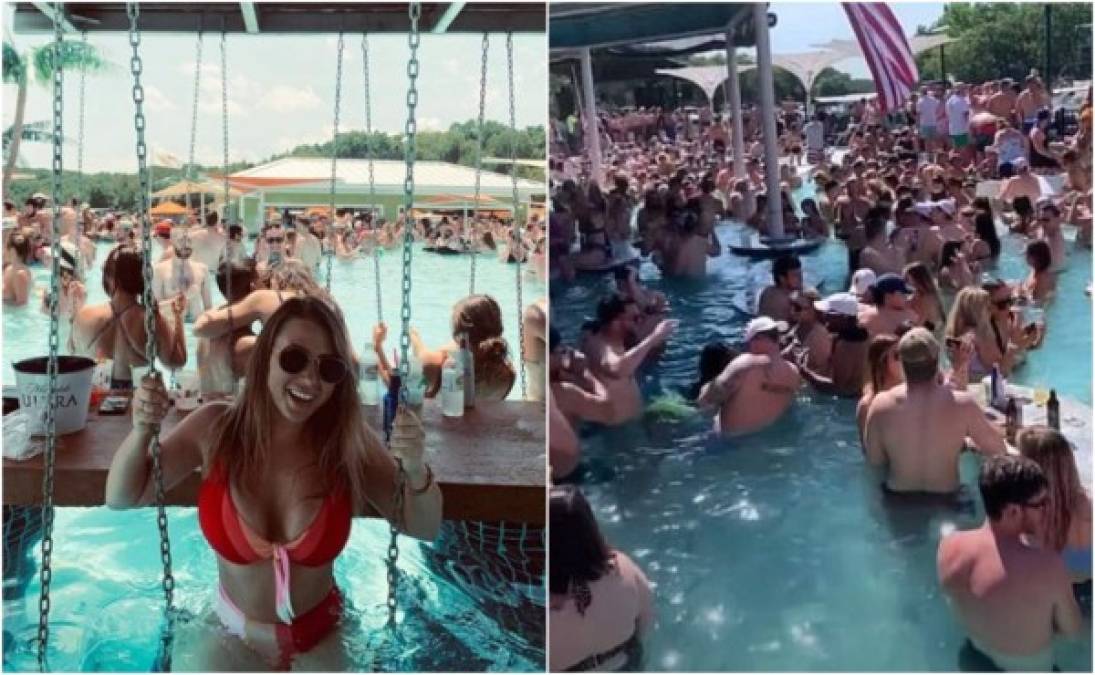 La fiesta en una piscina en el Lago de los Ozarks, Missouri, este fin de semana previo al Día de los Caídos en EEUU, generó airadas condenas tras la difusión en las redes sociales de videos e imágenes.