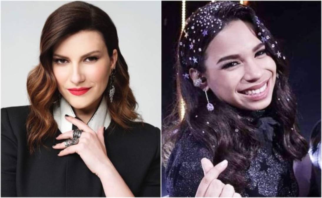 Angie cantó la canción 'En Cambio No' de Laura Pausini y la intérprete italiana estaba al tanto, tal es el caso que escribió un mensaje antes y después de la participación de la hondureña en el concierto final.