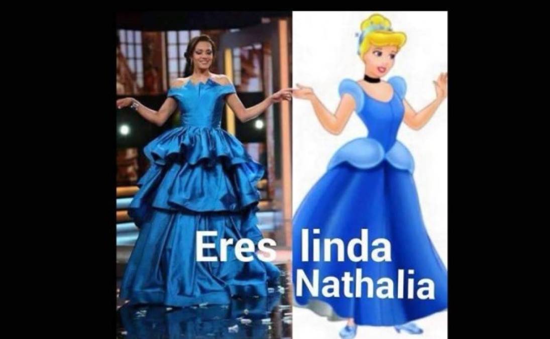 Nathalia Casco comparada con La Cenicienta.