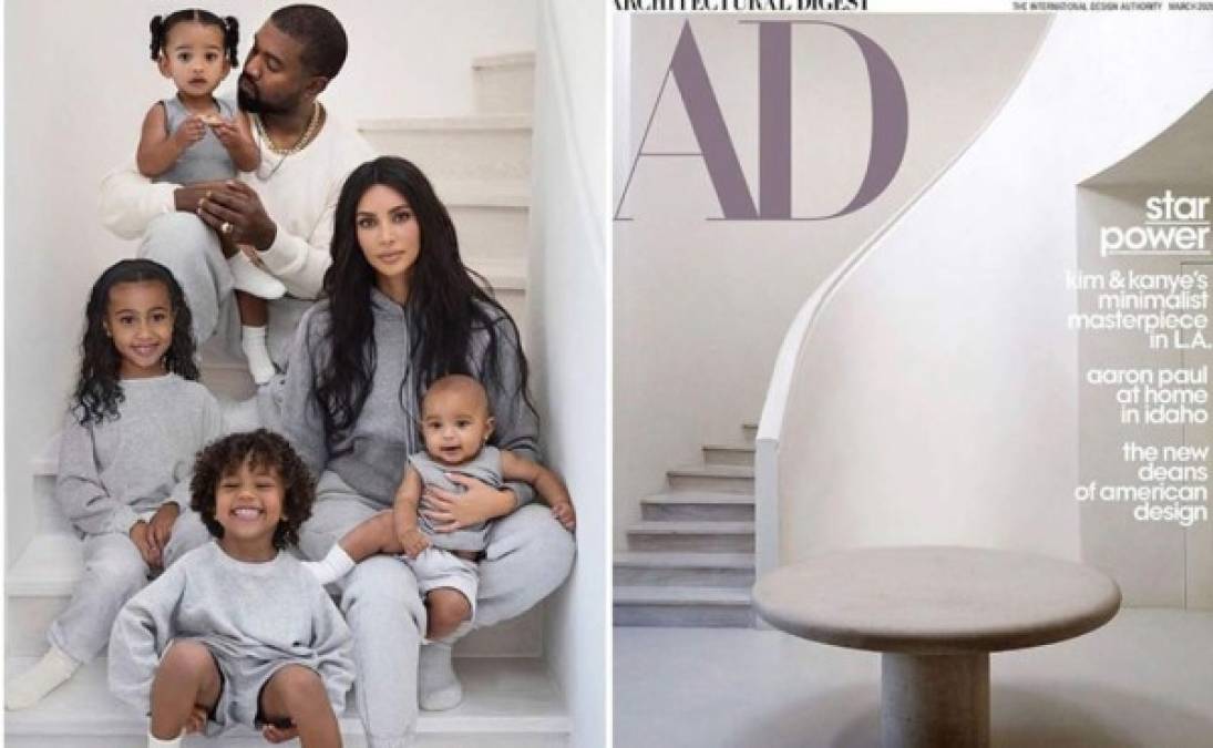 La casa del polémico matrimonio fue mostrada en la edición de marzo de la revista Architectural Digest dejando ver su diseño minimalista, pero poco practico para una familia con cuatro niños.<br/>