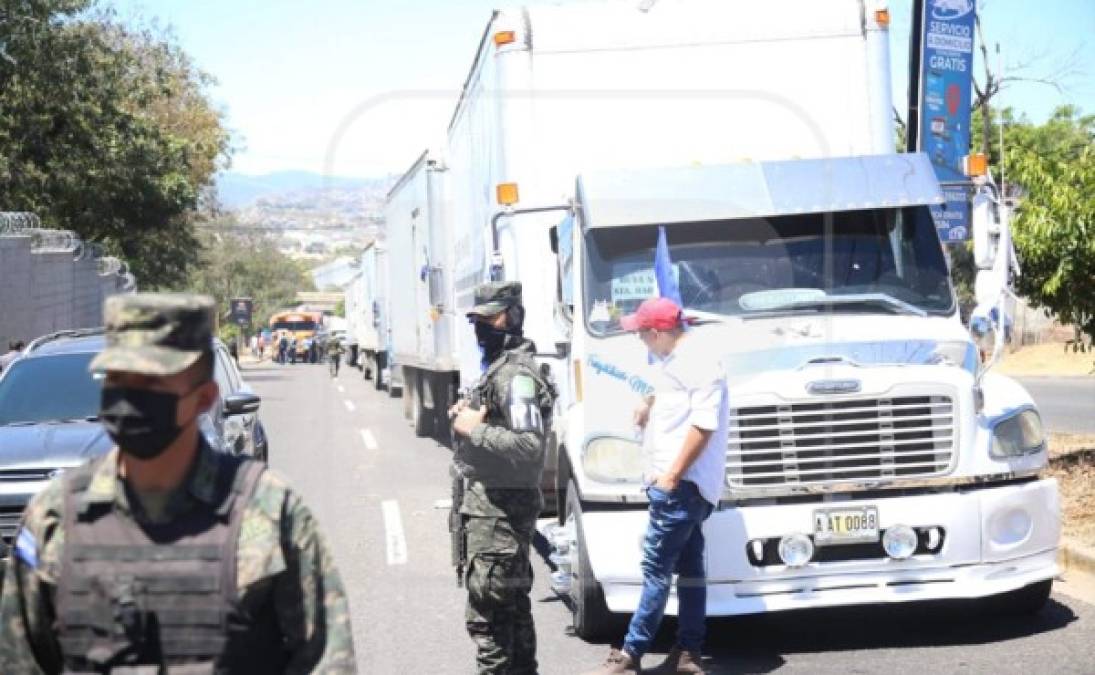 Avanzan con traslado de maletas electorales a Tegucigalpa