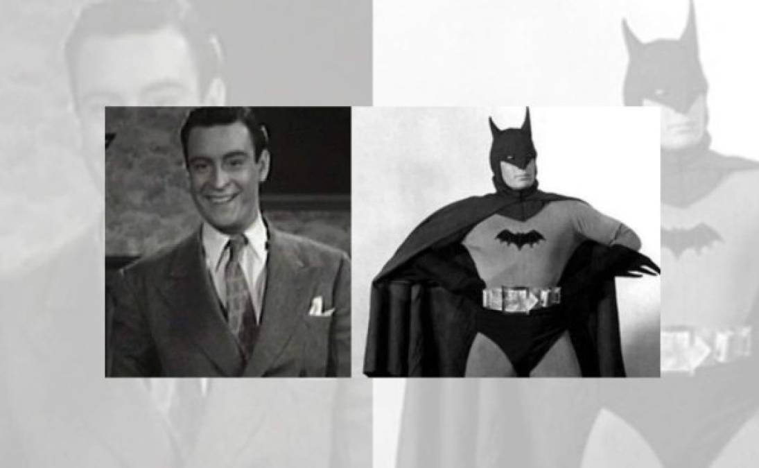El primer actor que personificó a Batman fue Lewis G. Wilson. Este actor grabó 15 capítulos del serial del Hombre Murciélago y allí acabó su carrera actoral. Murió en el 2000.