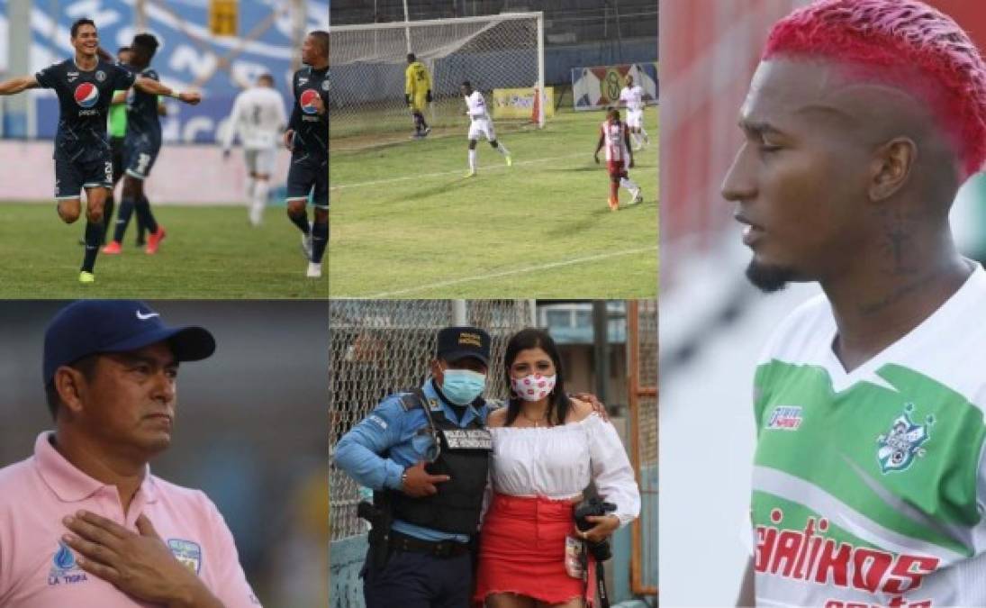 A continuación te presentamos las imágenes más curiosas que nos dejó la jornada 11 del Clausura 2021 de la Liga Nacional de Honduras.