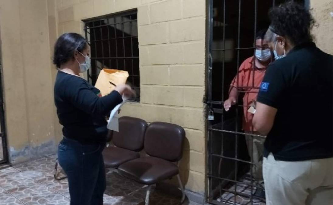 Fiscales de Derechos Humanos inspeccionan postas policiales de Tgeucigalpa y de varios municipios de Francisco Morazán para verificar la condición física y legal de los detenidos.
