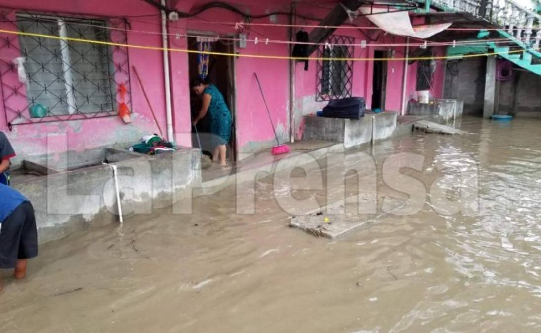 Vecinos de la colonia Paraíso de la Rivera Hernández fueron afectados.