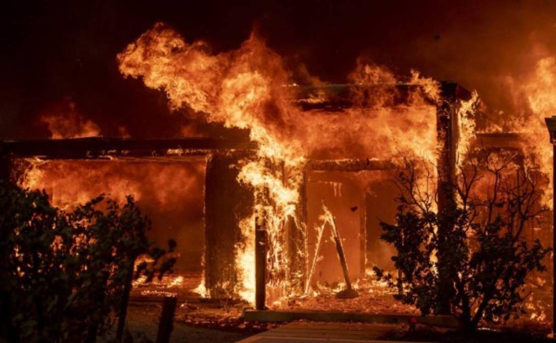 El incendio Kincade en el área vinícola de Sonoma ya ha quemado más de 30.000 acres de terreno (12.140 hectáreas) y destruido 79 estructura.