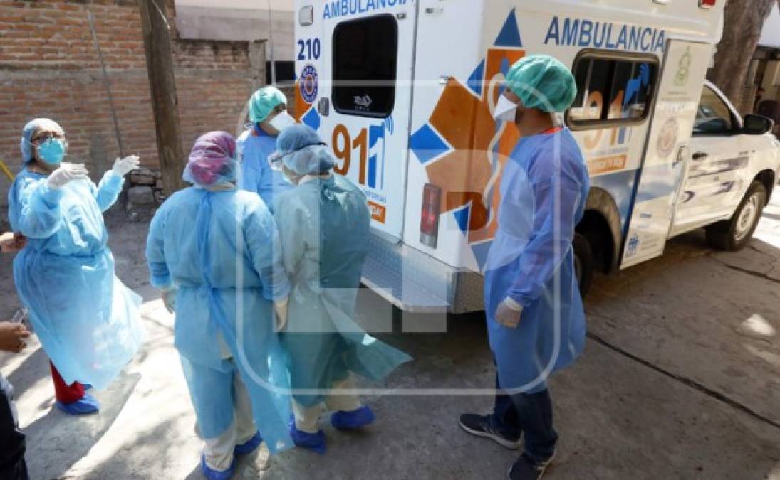 Del Toncontín al Hospital del Tórax, así fue el traslado de la hondureña con sospechas de coronavirus