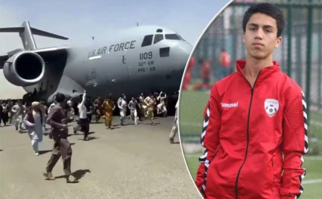 Zaki Anwari, un joven futbolista que jugaba en las categorías inferiores de la selección de Afganistán, sufrió una caída mortal luego de haber tratado de viajar aferrado a un avión estadounidense que despegaba de Kabul, informó este jueves la Dirección General de Educación Física y Deportes del país.