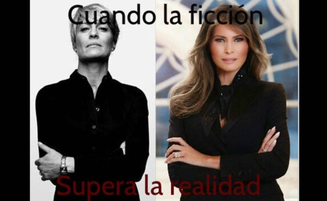 La Casa Blanca divulgó el primer retrato oficial de Melania Trump como primera dama de EUA, y el internet no tardó en detectar varios detalles en la imagen que se convirtieron en objeto de burlas en las redes sociales.