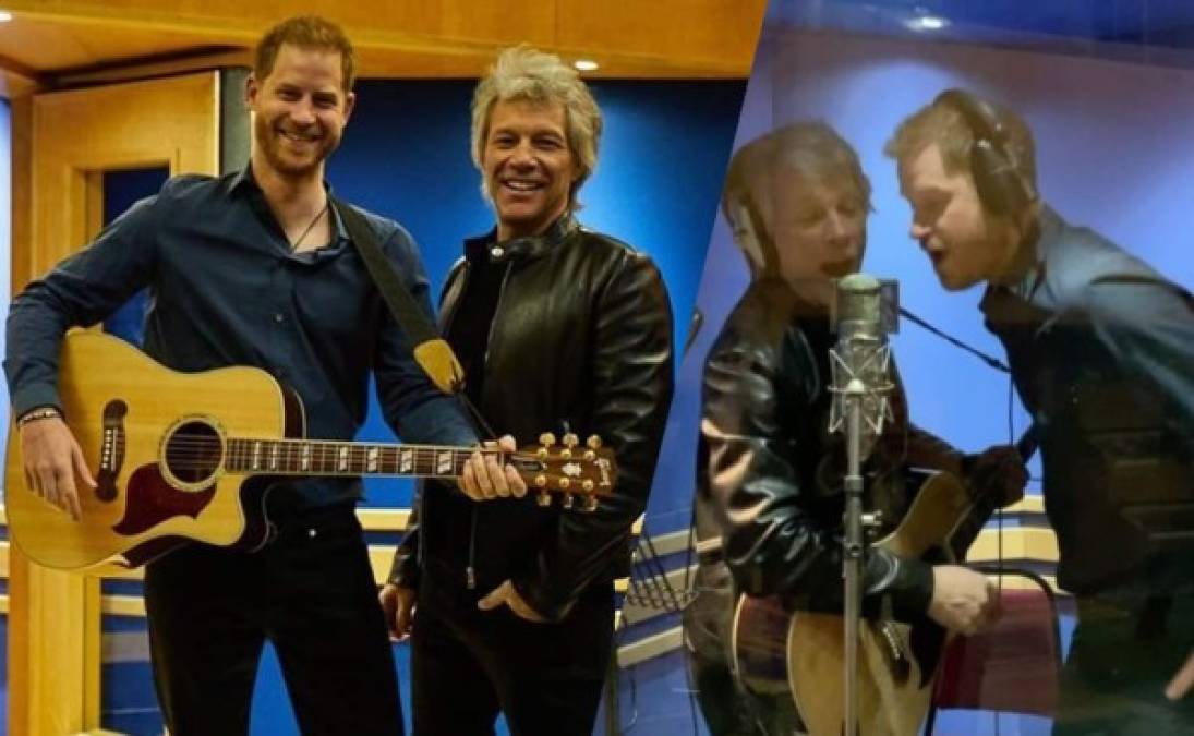 El príncipe Harry, duque de Sussex, se unió al cantante Jon Bon Jovi para regrabar uno de sus hits, en donde cantará por primera vez con el fin de recaudar fondos para 'Invictus Game'.<br/>