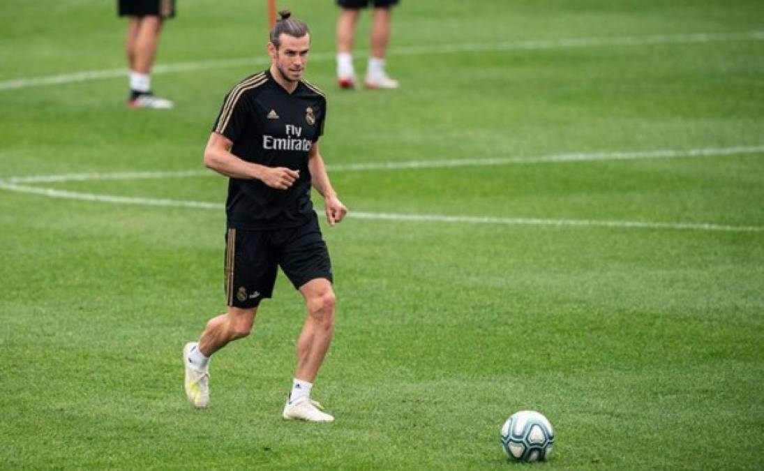 Aunque muchos lo ven fuera del equipo, el galés Gareth Bale sigue entrenando con ímpetu en la pretemporada del Real Madrid.
