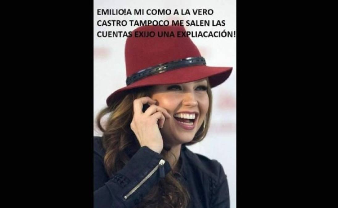 Thalia no podía faltar en los memes...