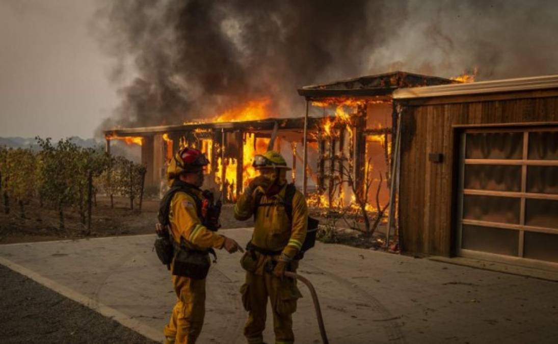 La prioridad se concentra en salvar las ciudades de Healdsburg y Windsor en el condado de Sonoma, hacia donde las llamas se dirigen. La orden de las autoridades a las autoridades fue 'váyase ahora'.