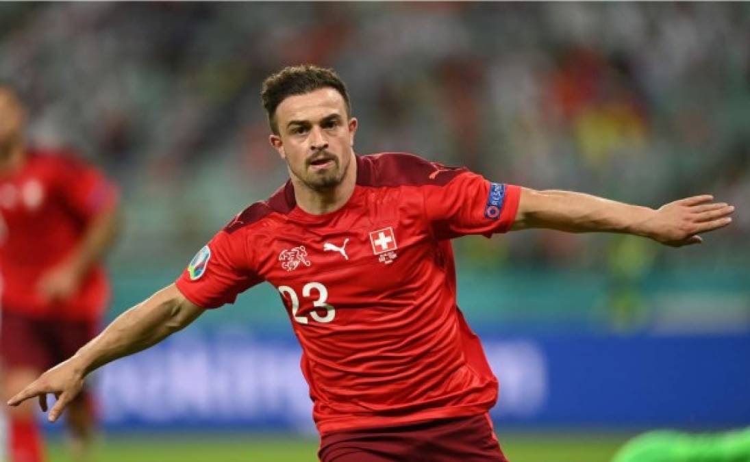 El centrocampista Xherdan Shaqiri (Suiza) – 21 puntos.<br/><br/>Foto - AFP